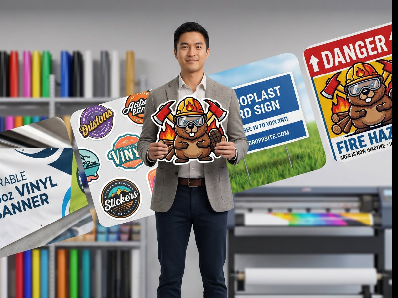 Coroplast - Die-Cut Yard Signs (Two Sided)