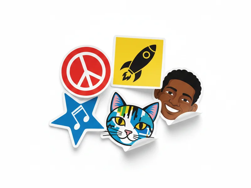 Oval Stickers